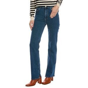 DL1961 Patti Straight NWT Size 25 High Rise‎ Vintage 31" Denim Jeans Split Cuff